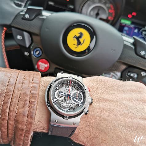 hublot ferrari stand